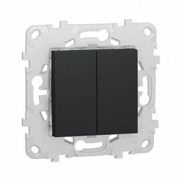 Изображение продукта Выключатель двухклавишный Schneider Electric Unica New 